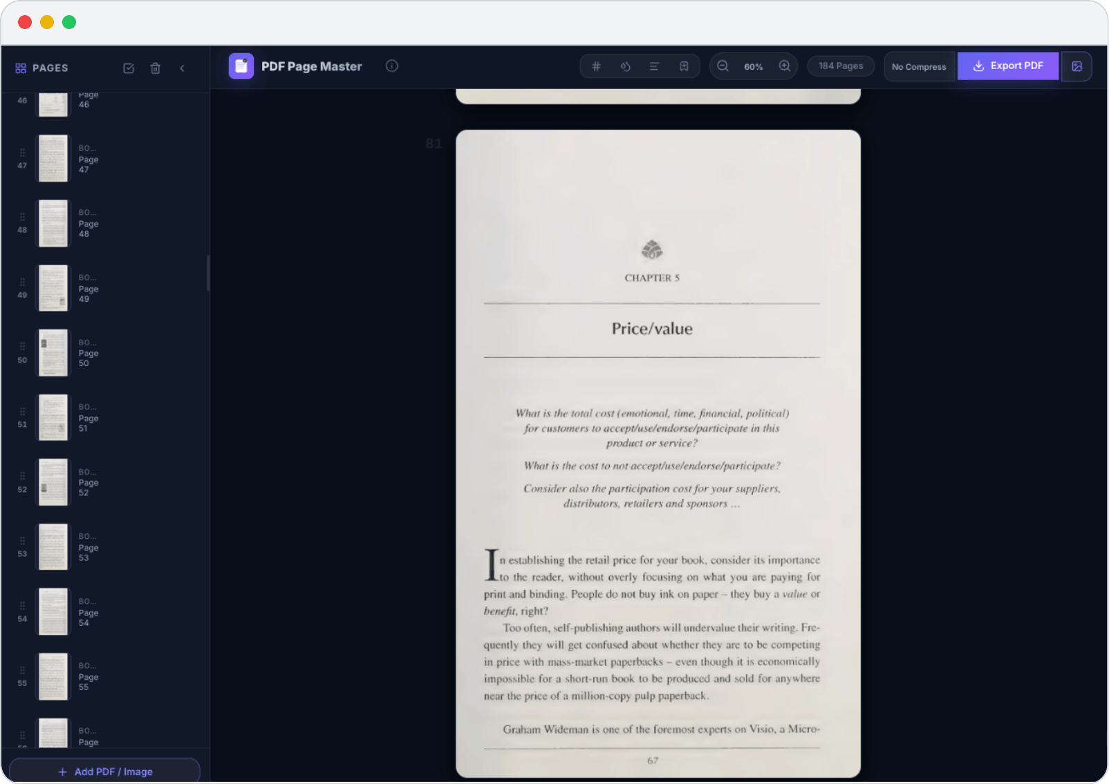 PDF Page Master
