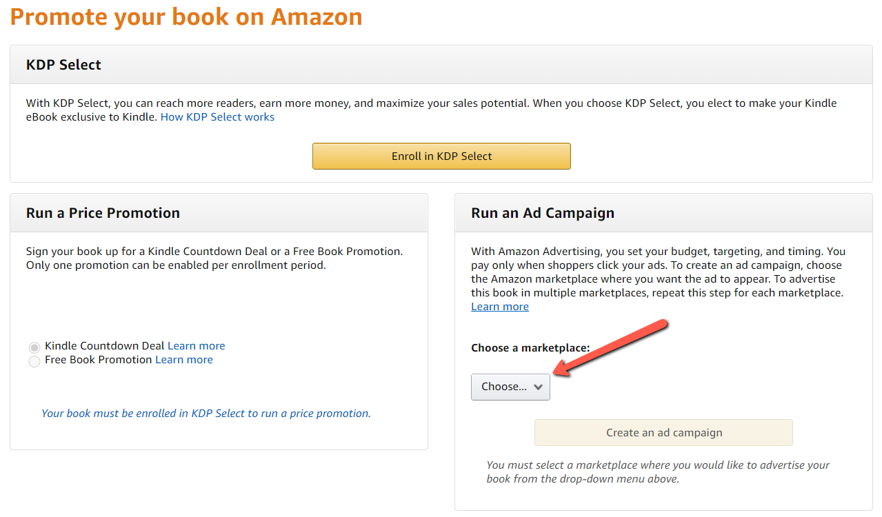 Promote your book on Amazon